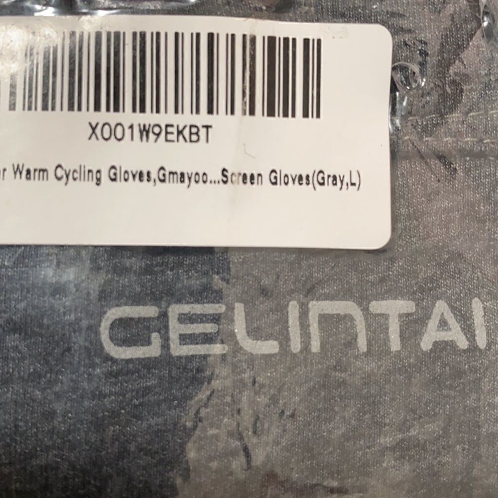 Touchscreen Gloves  Gray  Large - Picture 4 of 5